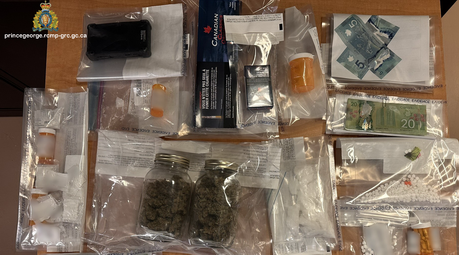Photo of the drugs seized by police