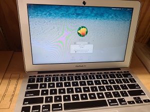 Seized Apple MacBook 