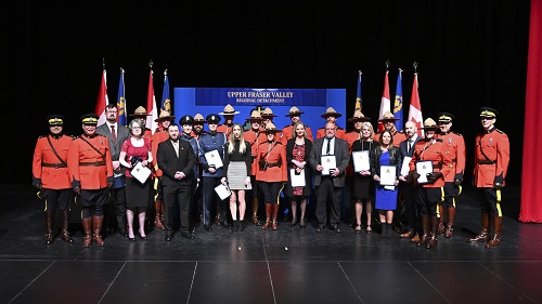 Officer in charge award recipients