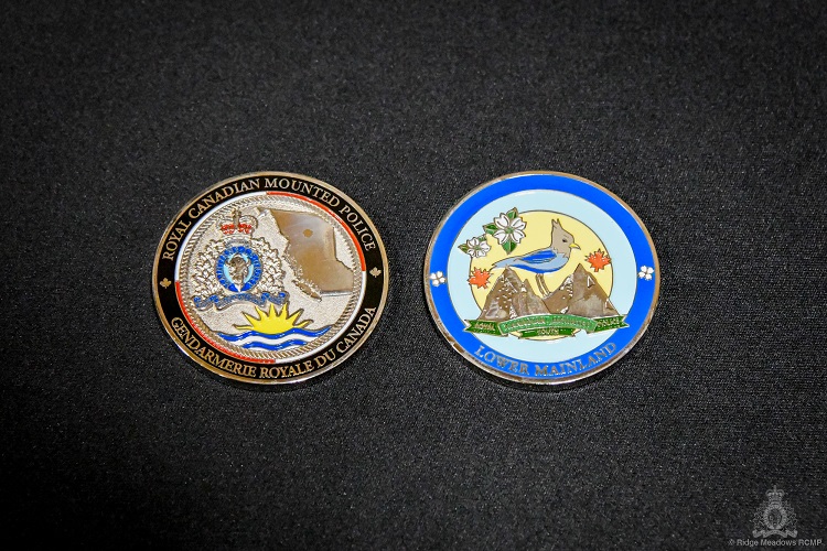 RCMP LMD Challeneg coin front and back