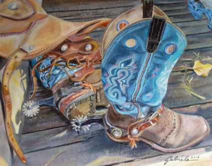 Boots and Soul painting