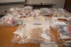 Picture of large amount of suspected Fentanyl