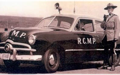 Old RCMP car